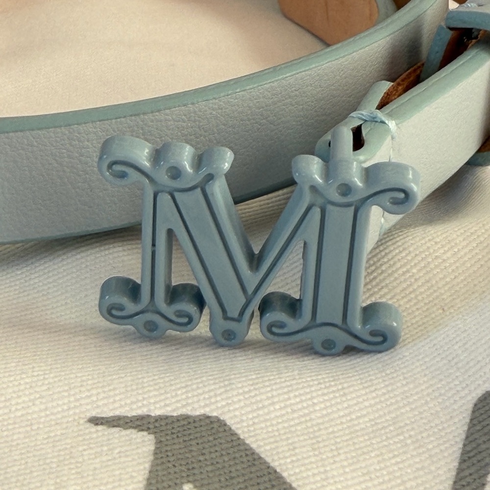 MaxMara Skinny Logo Belt - Picture 6 of 11